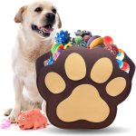 Large Felt Dog Toy Basket – Storage Box for Toys, Blankets, and Pet Supplies